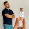 Cute Girlfriend and Boyfriend Gifts Personalized Anniversary Present for Her Him Custom Birthday Gift Idea for Women Men (Home is Wherever I'm with You Gift Bottle)